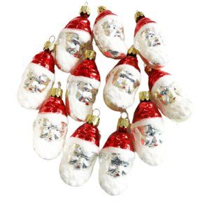 Vintage Santa Christmas Ornaments